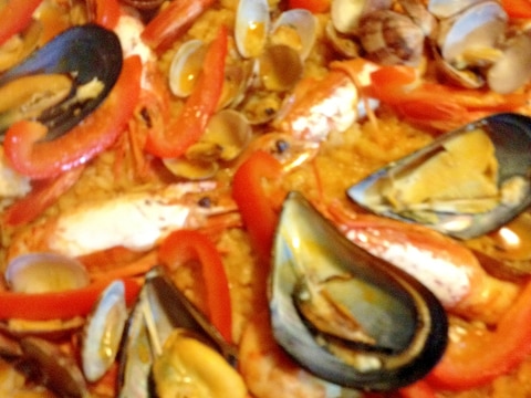 クリスマスに☆本格パエリア